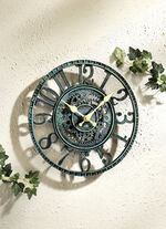 Met de hand beschilderde quartz wandklok 