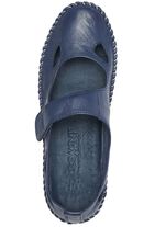 Gemini mocassinpantoffels met leren clip MARINE