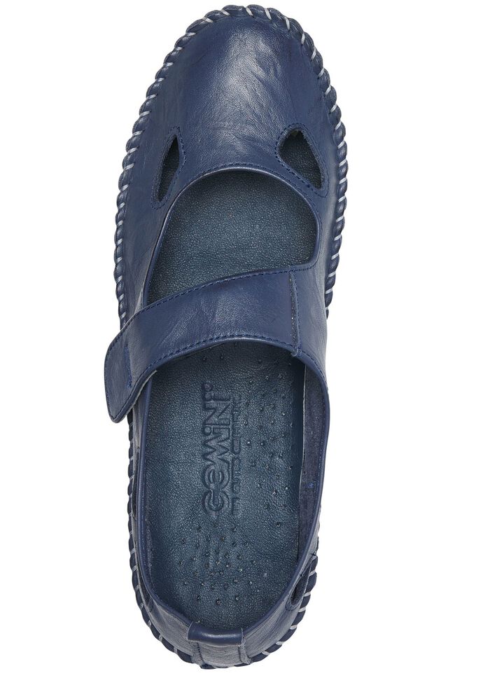 Gemini mocassinpantoffels met leren clip MARINE