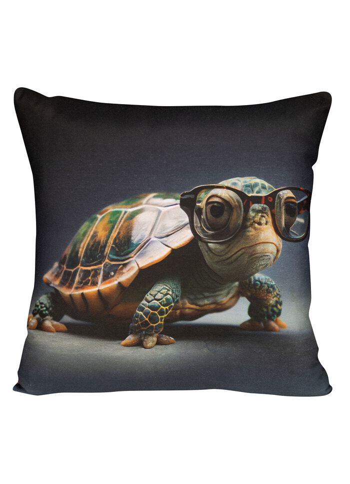 Kussensloop met schildpadmotief 