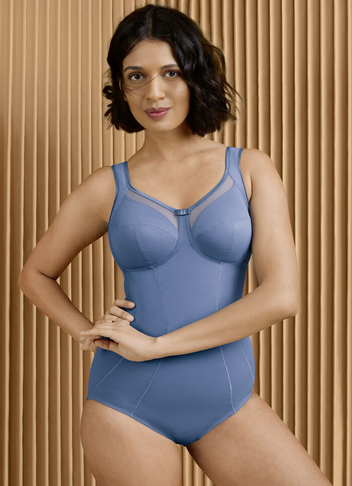 Anita broekcorselet met transparante zeilringen JEANSBLAUW