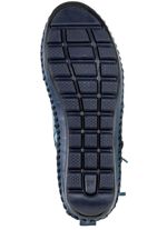 Gemini mocassin enkellaarsjes met een gerimpelde structuur 