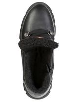 ELENA EDEN, warme dameslaarzen, winterschoenen, breedte H, met uitneembaar voetbed ZWART