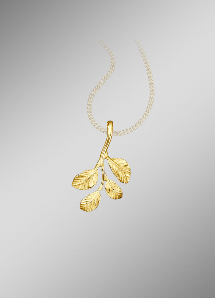 Kettinghanger met bladentwijg 