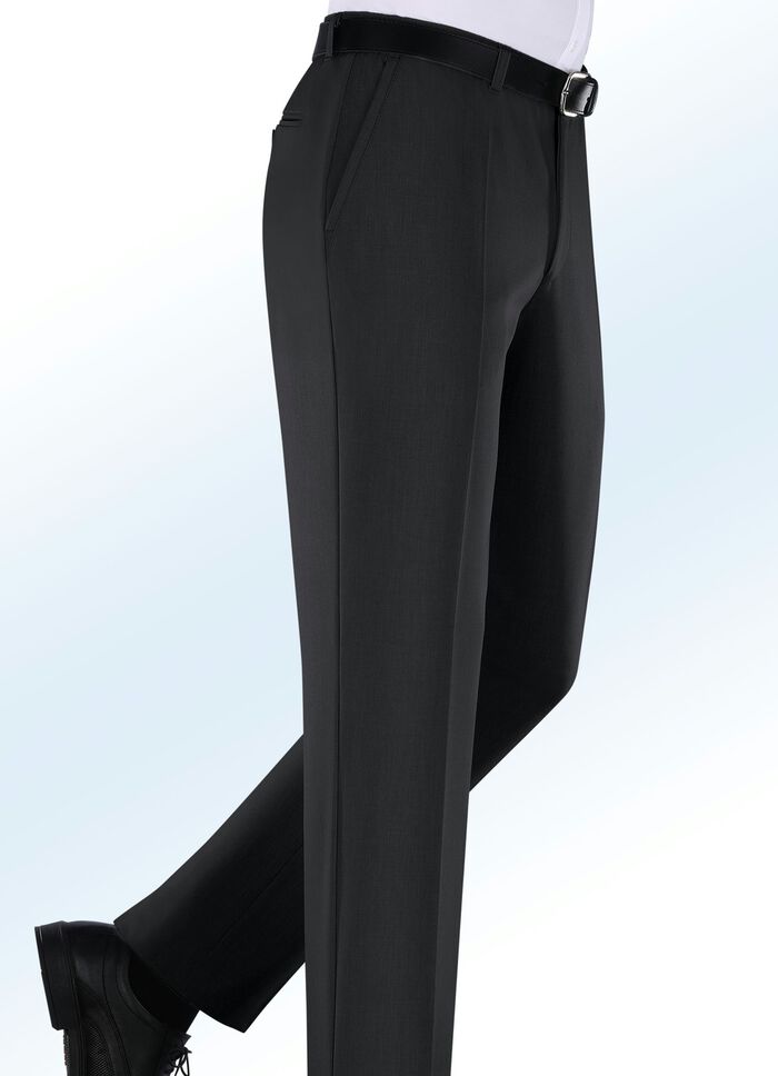 Onderbuikbroek "Klaus Models" met zijzakken ZWART