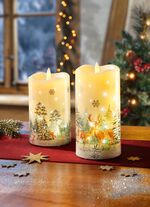 Magische LED-kaarsen in een set van 2 