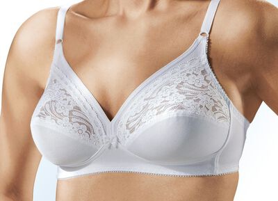 Triumph tweedelige katoenen kanten bh 