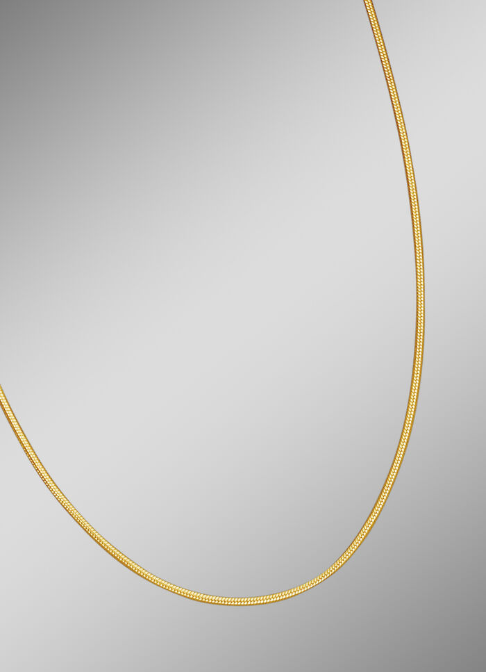 Fijne zilveren slangenketting 