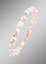 Armband met SW gekweekte parels en Keshi parels 