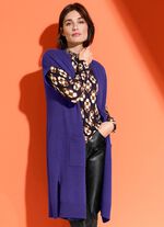 Lang gebreid kasjmier vest 