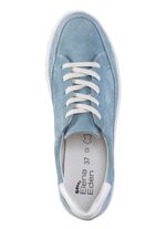 ELENA EDEN veterschoenen gemaakt van su&egrave;de BLAUW