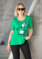 Shirt met flatlocknaad in 2 kleuren 