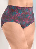 Laurina vierpack slips met kleurrijk printdesign 