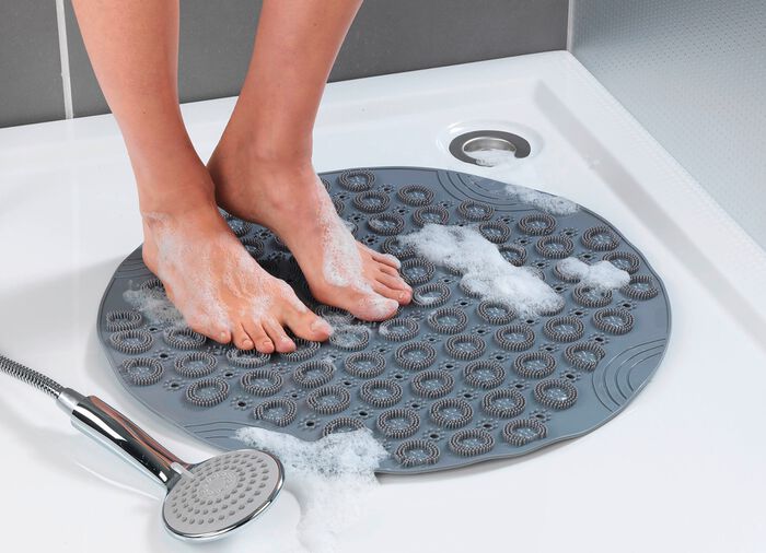 Douchemat met voetreflexmassageknoppen 