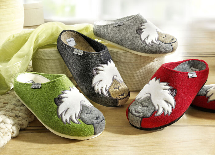 Slippers met anatomisch gevormd voetbed 