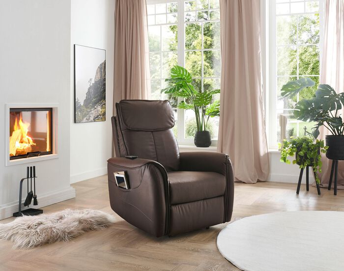 Relaxfauteuil met massage- en verwarmingsfunctie 