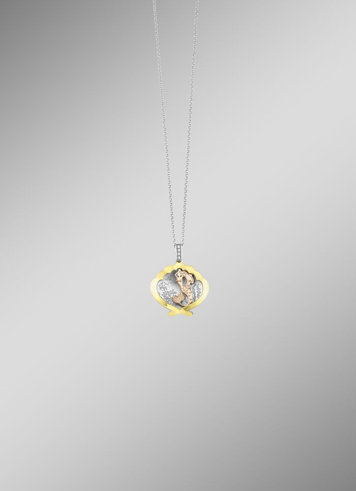 Hanger "De Kleine Zeemeermin" met ankerketting 