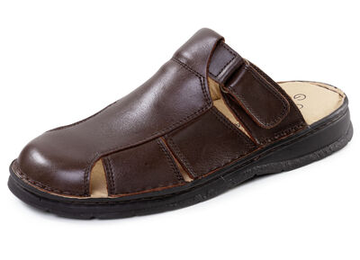 GINO GALANTE, klassieke herenklompen, gemaakt van leer 