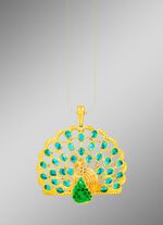 Mooie hanger van een pauw 