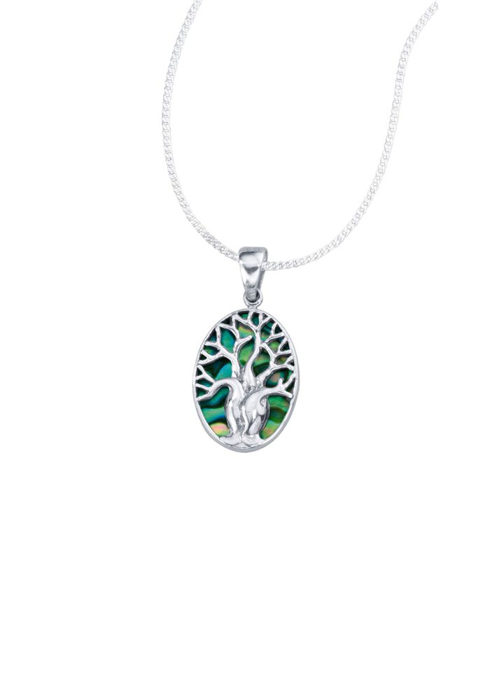 Hanger met ankerketting en levensboommotief 