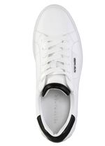 Peter Kaiser vetersneakers van nappaleer WIT