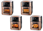 10-in-1 heteluchtfriteuse ZWART ROSÉGOUD