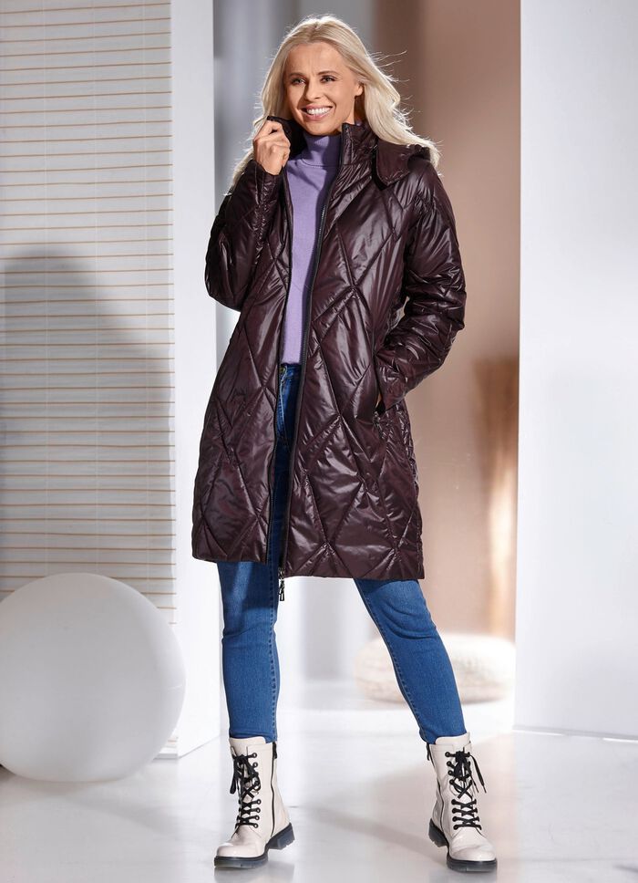 Korte jas met tweewegrits 