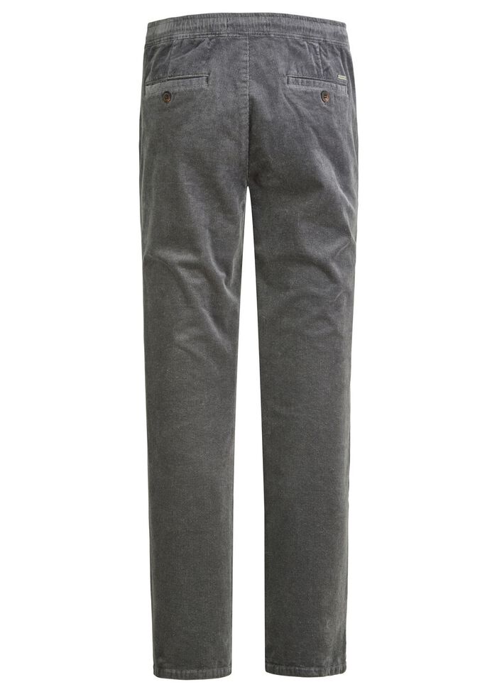 Corduroy broek met elastische tailleband in 3 kleuren 