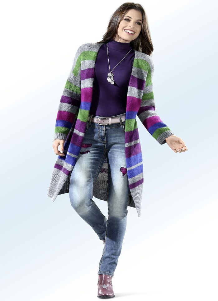 Jeans met trendy cut-out-effecten 