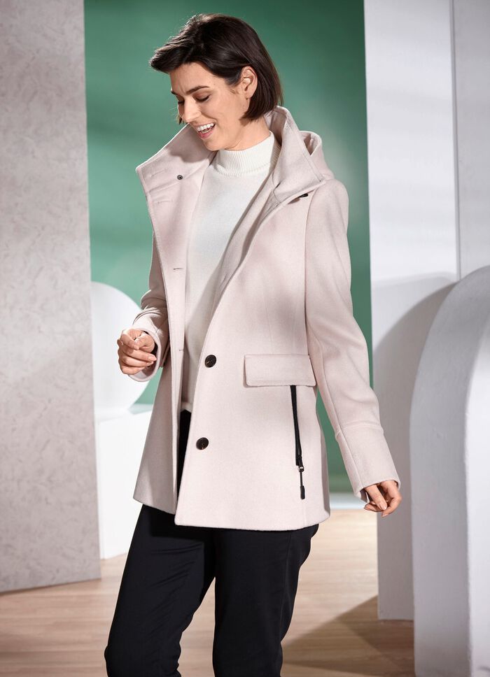 Jas met afneembare capuchon 