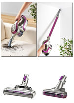 Oplaadbare handstofzuiger met cycloon-technologie. 
