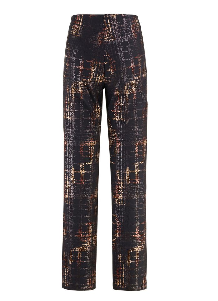 Broek met aangesneden band 