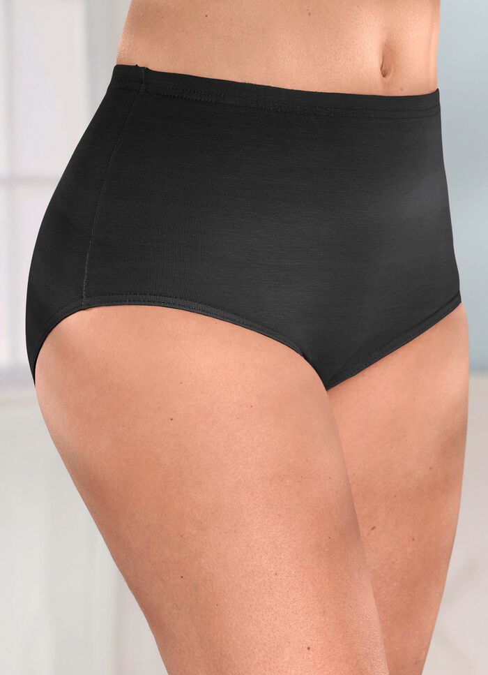Set van vier slips met elastische tailleband 