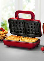 Wafelijzer voor 2 Belgische wafels 