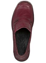 ELENA EDEN pantoffels van gedeeltelijk krokodillenreli&euml;f, gearceerd nappaleer 