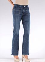 Magic-jeans met uitlopende pijpen 