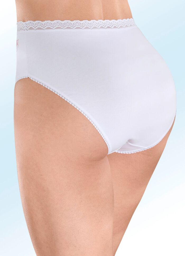 Slipje met een kleurrijk bloemmotief 