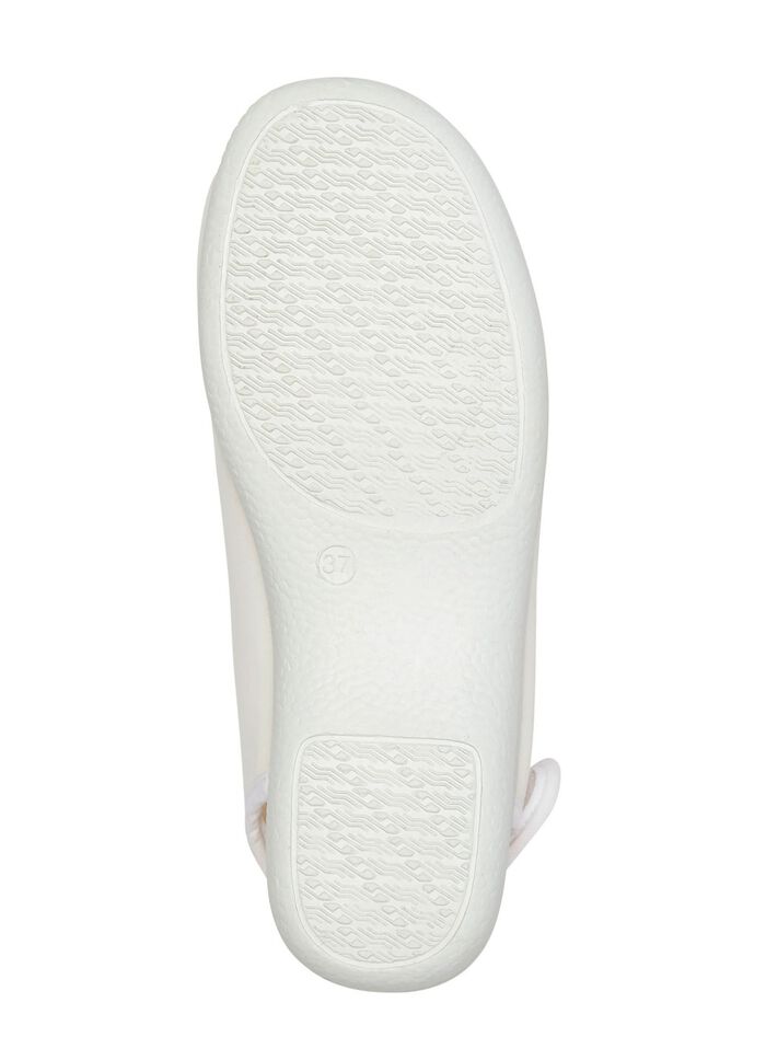 Sandaal gemaakt van elastisch textielmateriaal ROOM WITGOUD