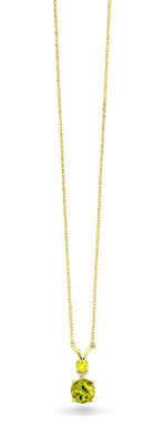 Ketting met echte peridoot 