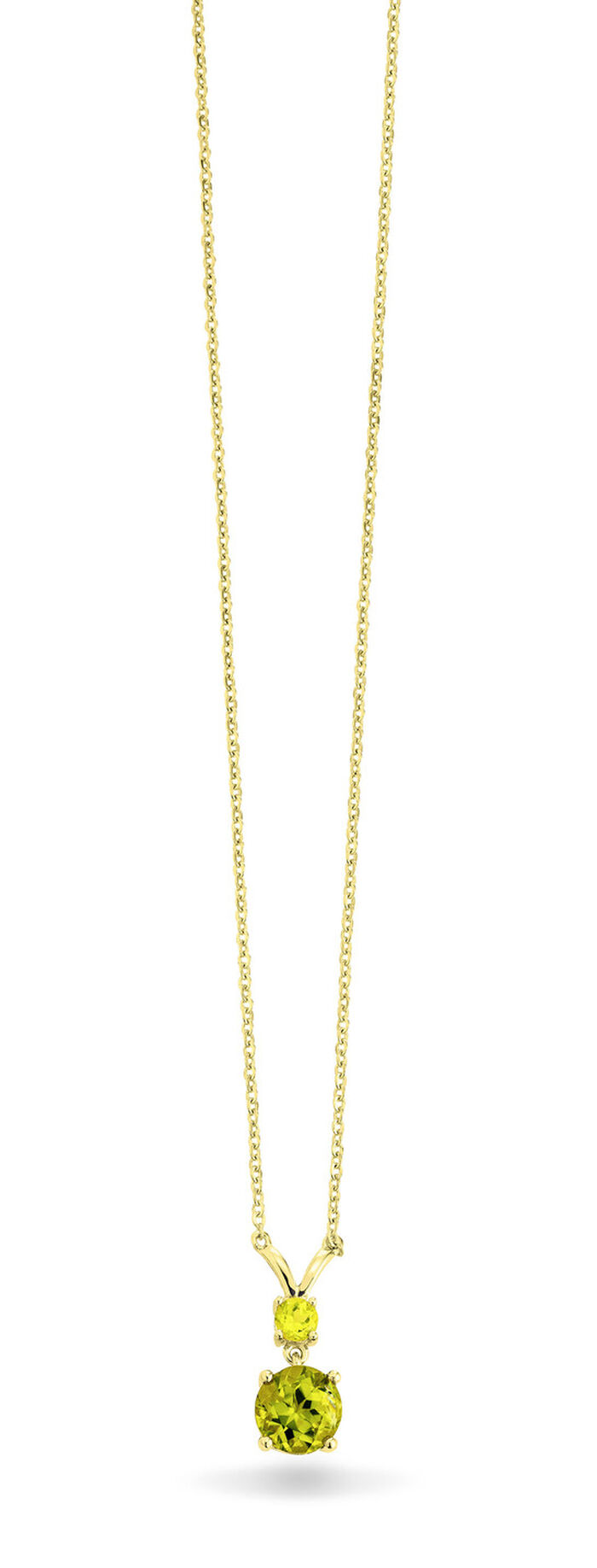 Ketting met echte peridoot 