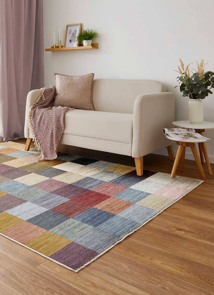 Moderne tapijten en vloerkleden met ruitdessins 