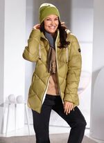 Jas met ruitvormig stiksel 