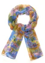 Sjaal met bloemenmotief 