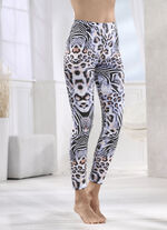 Legging met een roofzuchtig design 