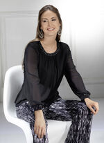 Tuniek met fonkelende strass steentjes 