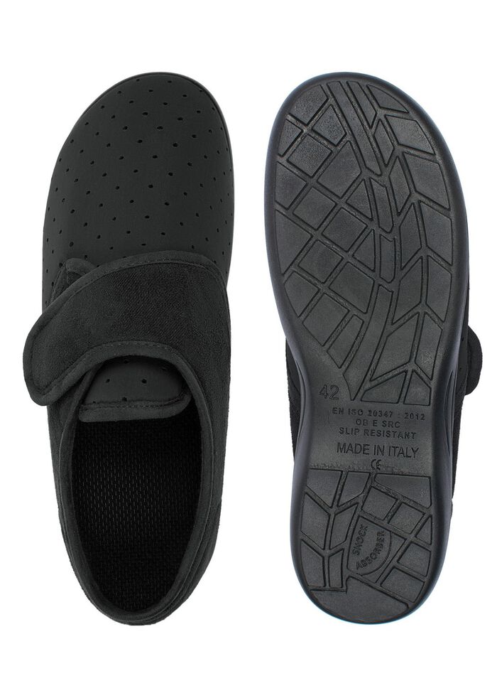 Aerosoft&reg; Flex stretch klittenbandpantoffels van J&uuml;rgen Hirsch&reg; 