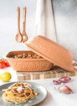 Romeinse pot met kookboek 