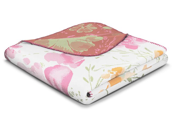 Villeroy &amp; Boch plaid met bloemenmotieven 