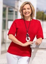 Trui met opengewerkt patroon 