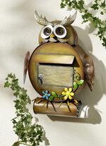 Brievenbus 'waakzame uil' 